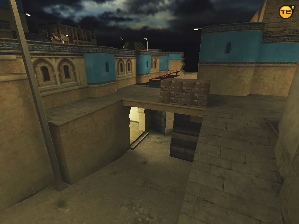 css_dust2k_go: DE Dust2-стайл карта для CS 1.6 — баланс сторон, тактика и .nav для ботов — скриншот 5