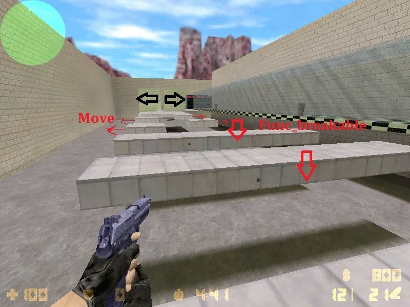 Скачать deathrun_galaxy_v1 для CS 1.6: карта deathrun, точки, боты с .nav, оптимизация wpoly/epoly - Скриншот