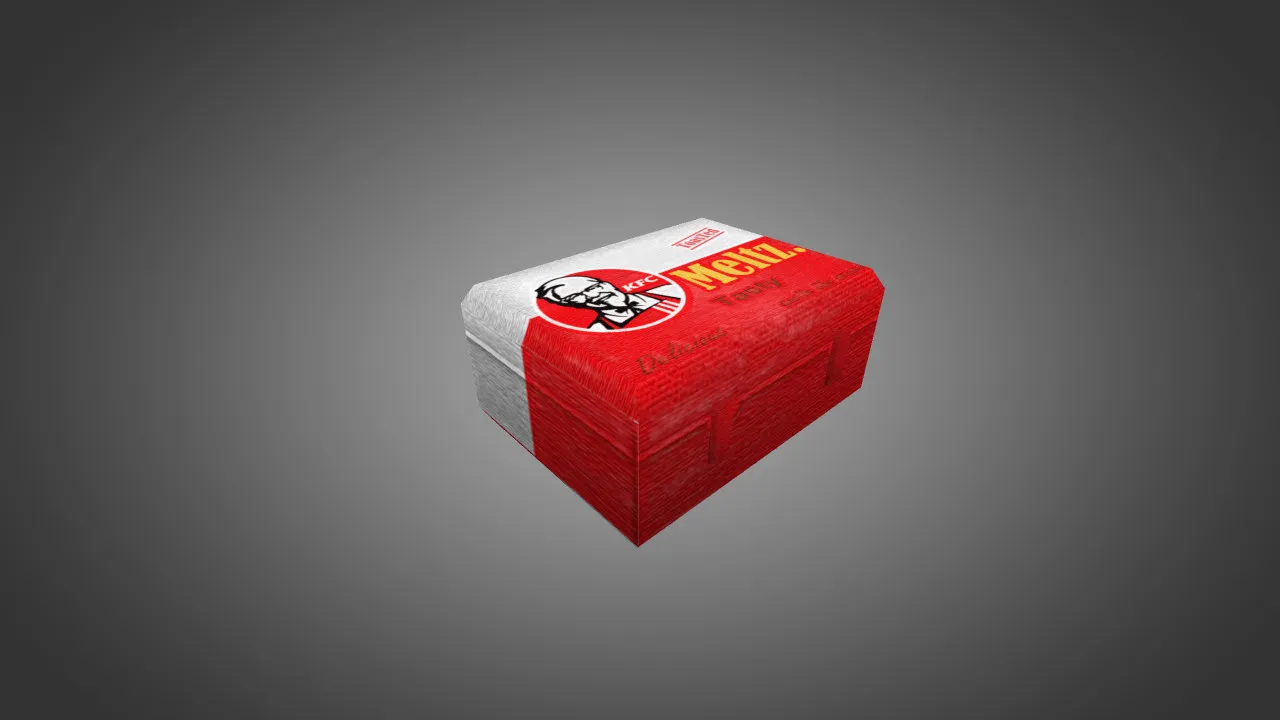 Скачать Модель «KFC LunchBox Defuse Kit» (v_, p_, w_) для CS 1.6: звуки, анимация осмотра, текстуры - Скриншот