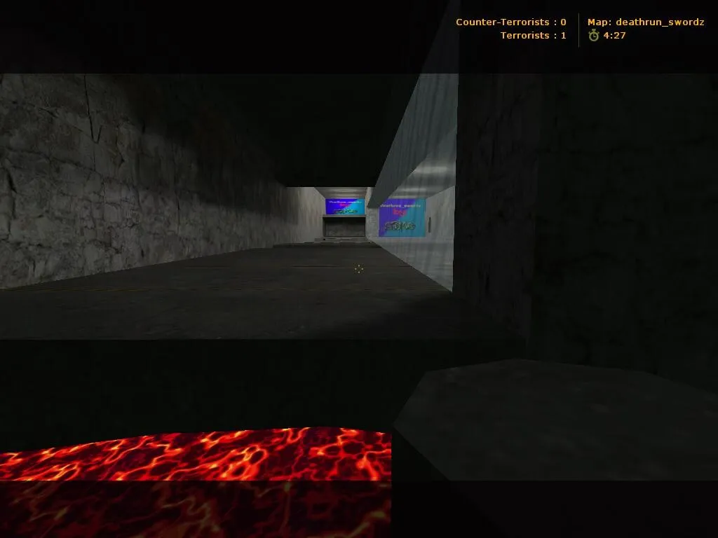 Скачать deathrun_swordz для CS 1.6: точки, тайминги и подсказки по прохождению - Скриншот