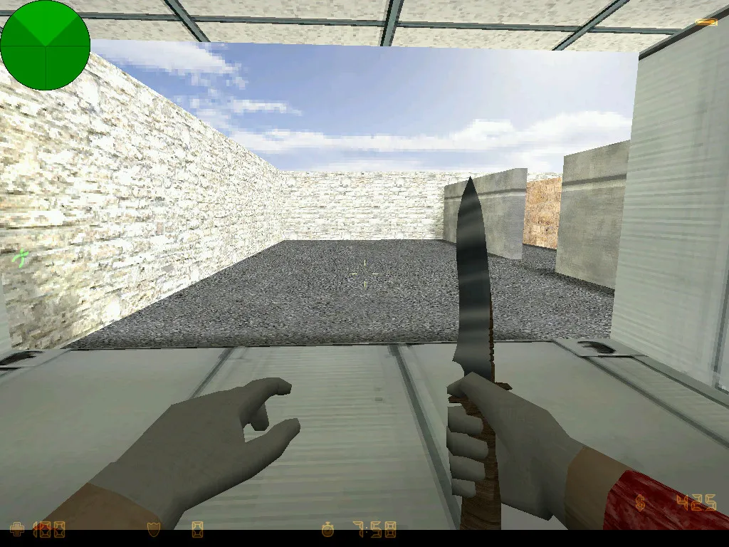 Скачать Карта de_destroy для CS 1.6: точки, маршрут, .nav для ботов, оптимизация wpoly/epoly - Скриншот