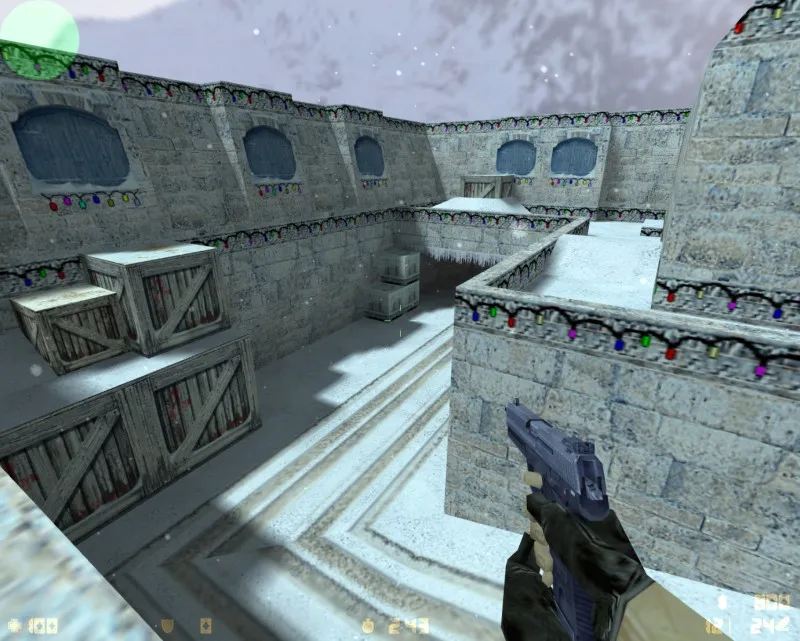 Карта de_xmas_dust для CS 1.6 - Сражения на зимних просторах — скриншот 7