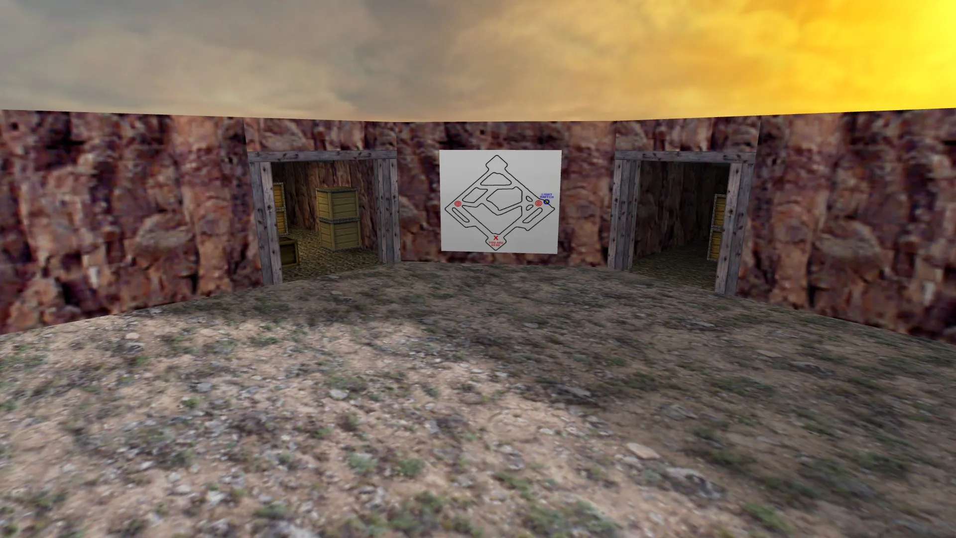Скачать Карта de_darkmines для CS 1.6: точки, маршруты, .nav для ботов и оптимизация wpoly/epoly - Скриншот
