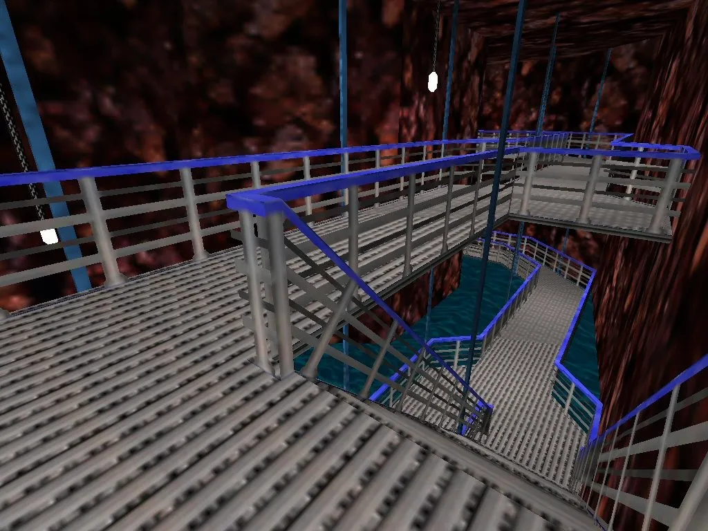 Скачать Карта ge_caverns для CS 1.6: подробное описание и тактики - Скриншот