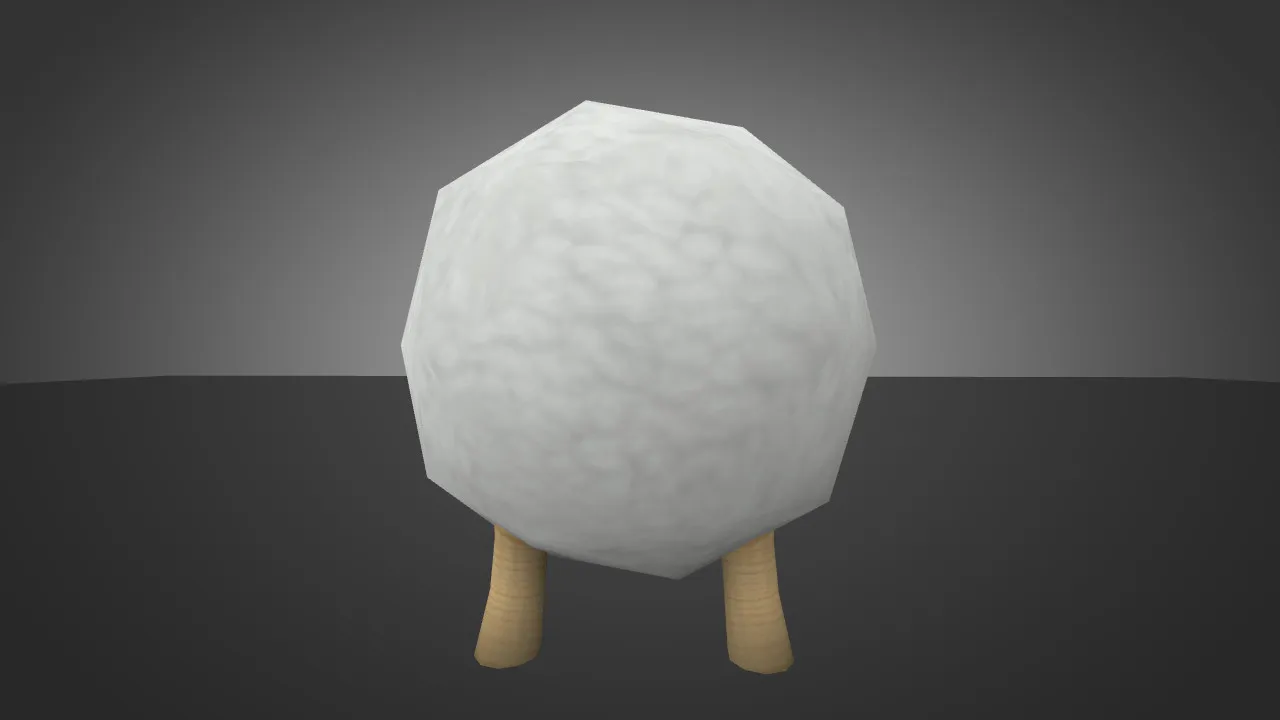 Скачать Модель «Sheep» для CS 1.6 - Уникальный скин курицы - Скриншот