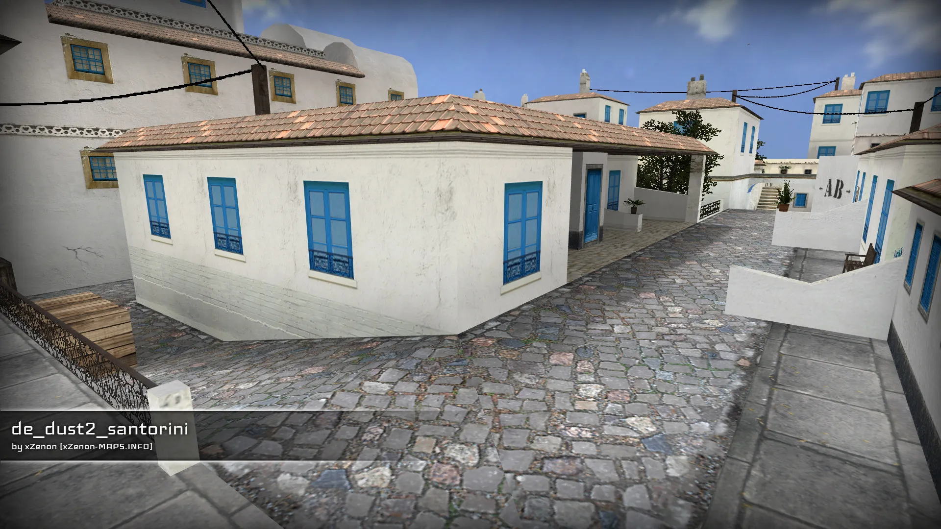 de_dust2_santorini_b2 — DE карта для CS 1.6: точки, маршруты, .nav и оптимизация wpoly/epoly — скриншот 10