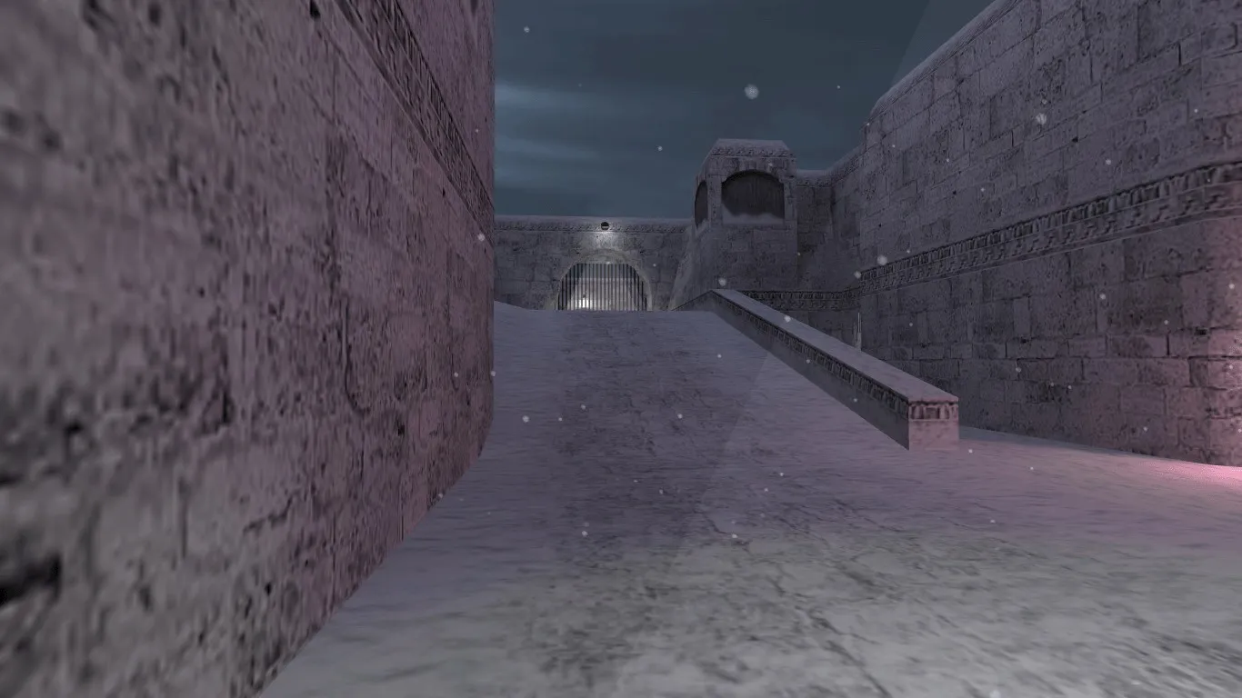 Скачать Карта de_dust2_2x2_winter16 для CS 1.6: точки, баланс сторон, .nav для ботов, оптимизация - Скриншот