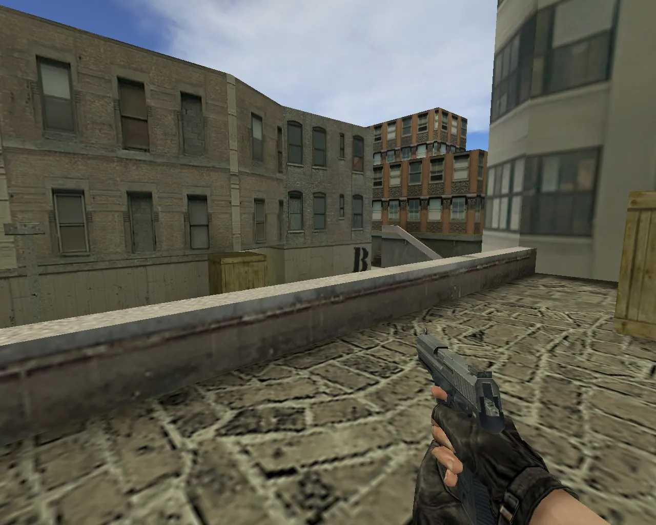 Скачать de_bronxdust2_xnetam — DE карта для CS 1.6: тёмные углы, точки под плент, .nav и оптимизация - Скриншот