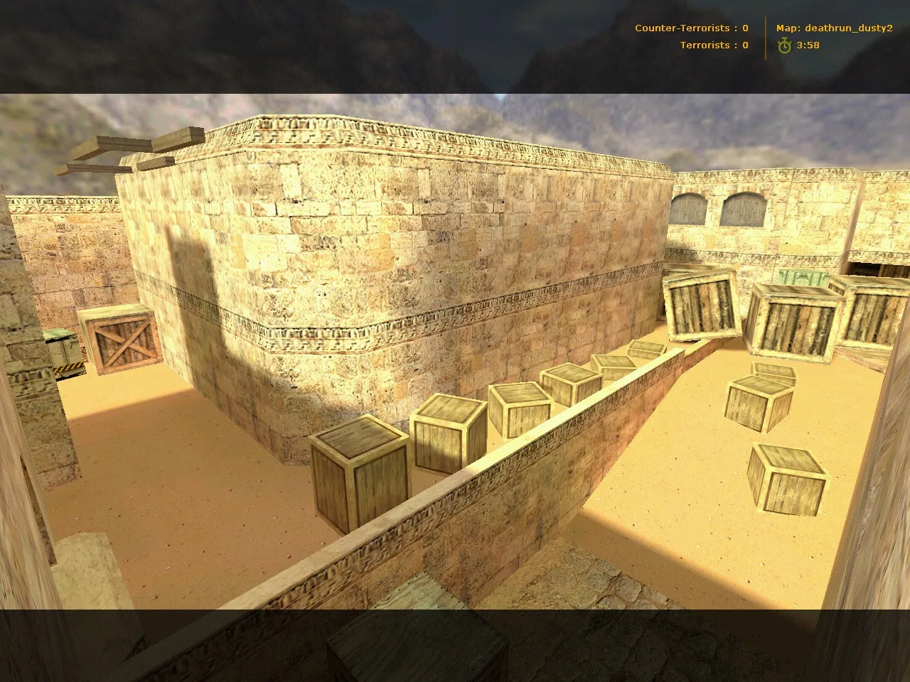 deathrun_dusty2 для CS 1.6: тактики, точки, .nav и оптимизация карт — скриншот 10