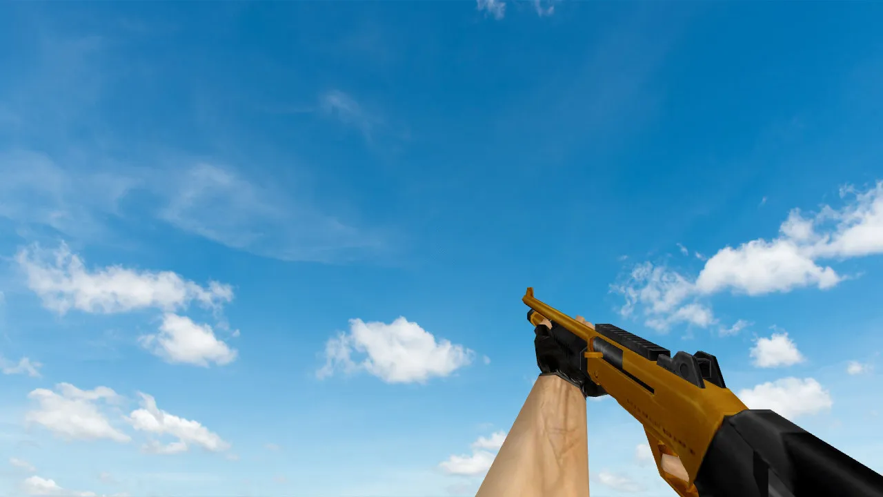 Пак моделей оружия «Gold Weapons Pack V3» для CS 1.6: v_ p_ w_ модели, звуки, анимация осмотра — скриншот 28