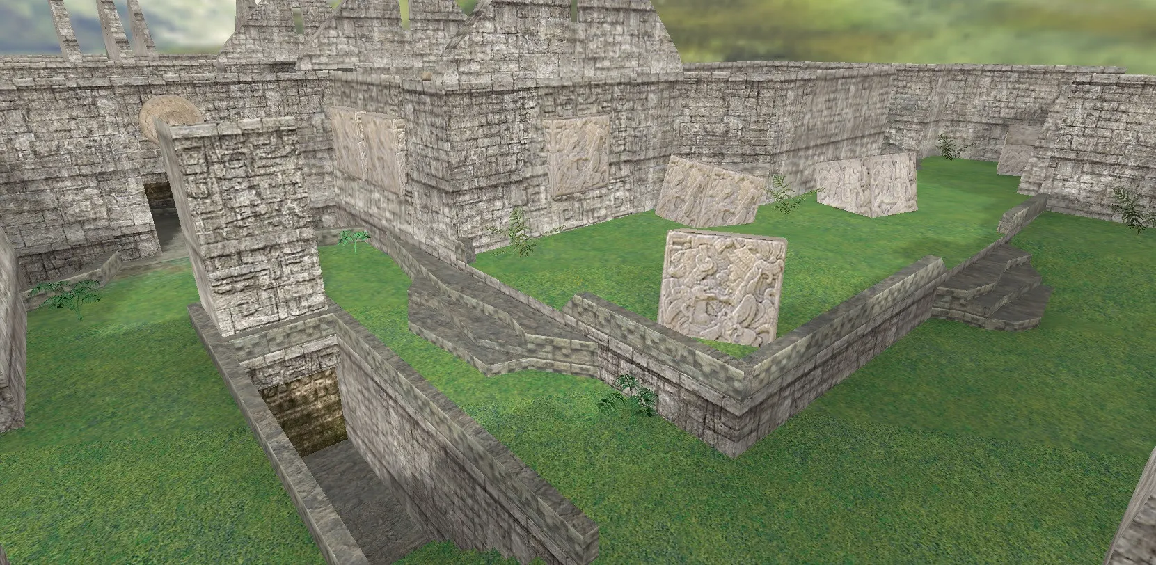 Скачать Карта de_inca для CS 1.6 - Тактика, баланс и оптимизация - Скриншот