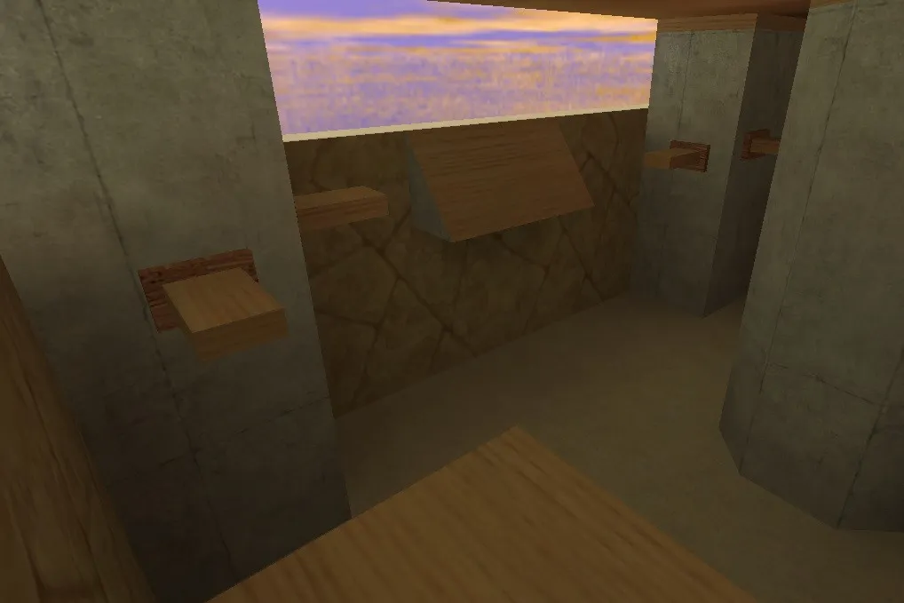 Скачать Карта deathrun_standy для CS 1.6: баланс сторон, точки, .nav для ботов и оптимизация - Скриншот