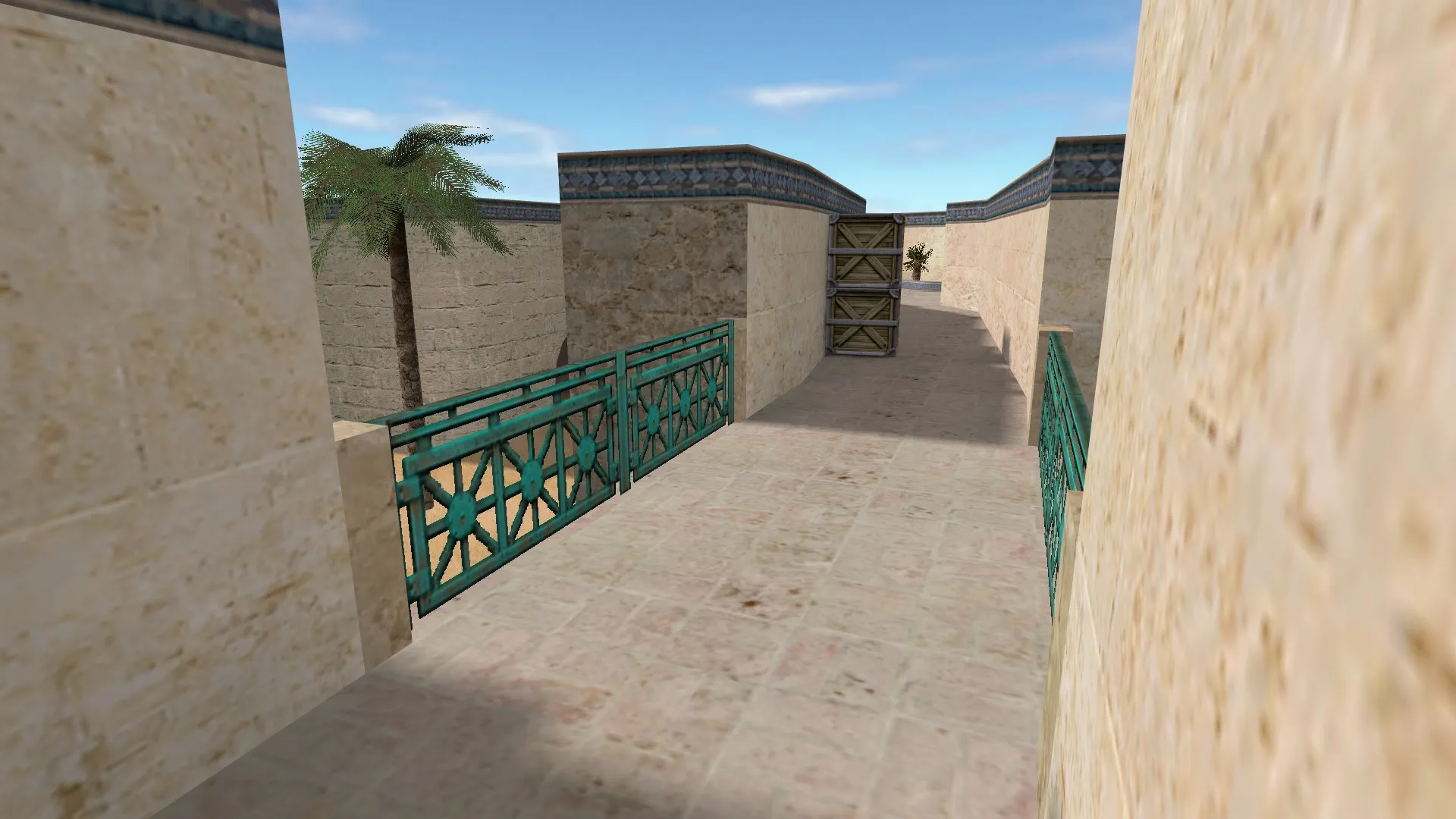 Карта de_dust2_suncsm для CS 1.6: баланс сторон, точки, .nav для ботов и оптимизация — скриншот 11