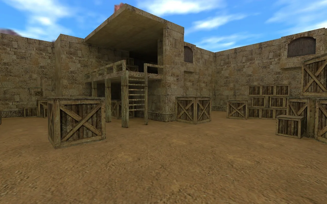 Скачать Карта de_reset_dust2 для CS 1.6: Баланс и тактика - Скриншот