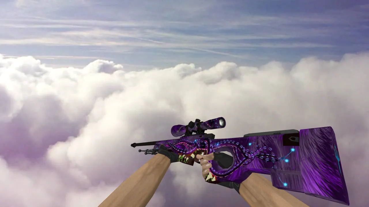 Скачать Модель AWP Wrath Of Poseidon для CS 1.6 - Качество и Уникальность - Скриншот