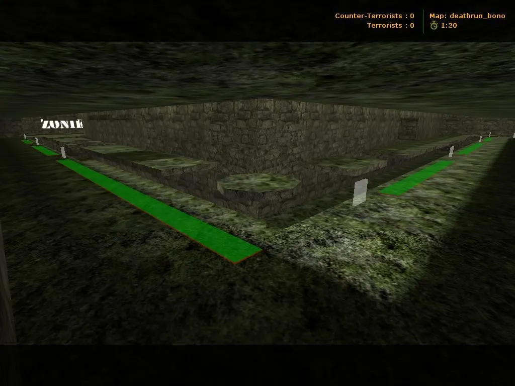 Скачать Карта deathrun_bono для CS 1.6: тактика, точки, .nav, оптимизация и настройка сервера - Скриншот
