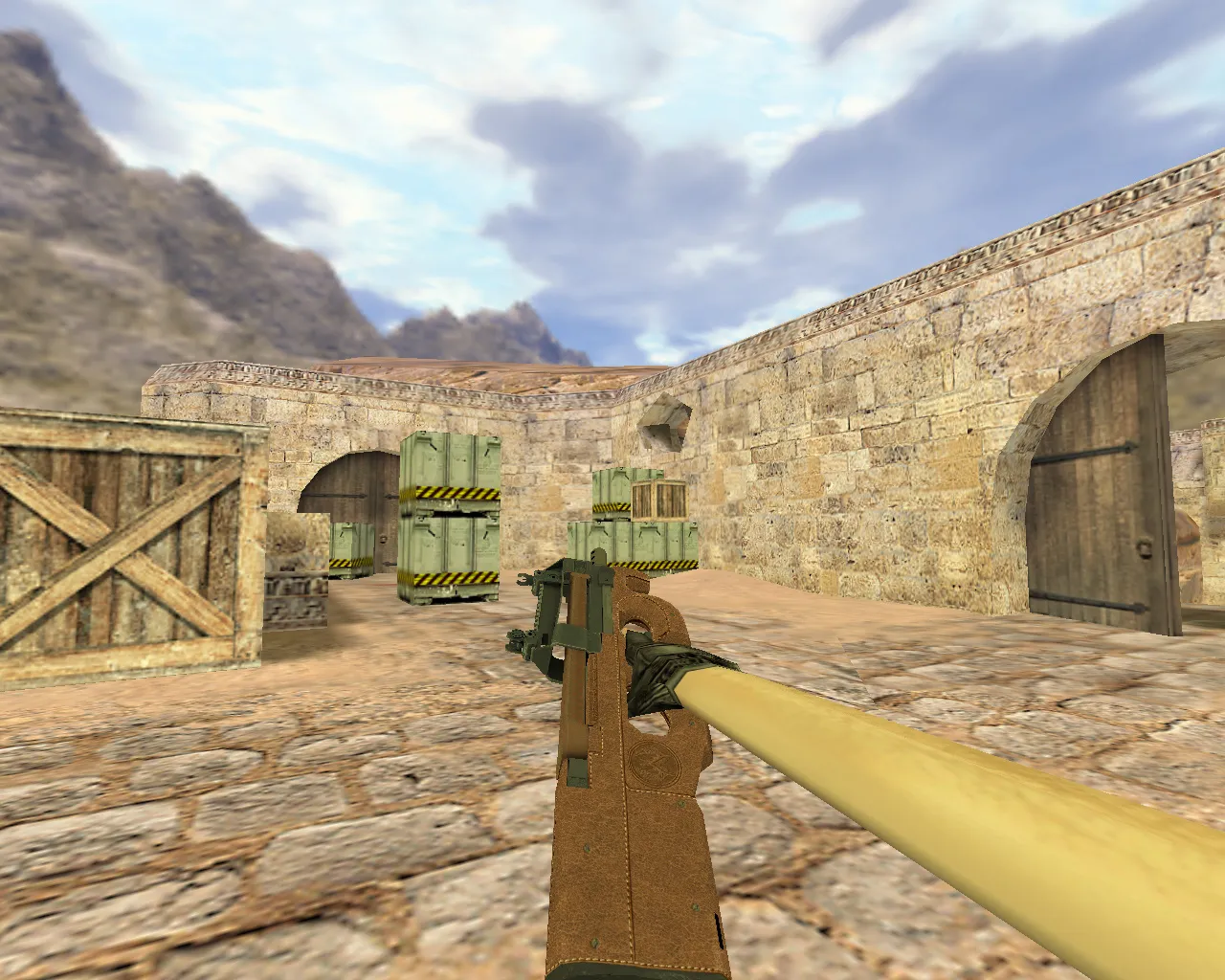 Скачать Модель P90 Кожаный для CS 1.6 - Скачай и играй - Скриншот