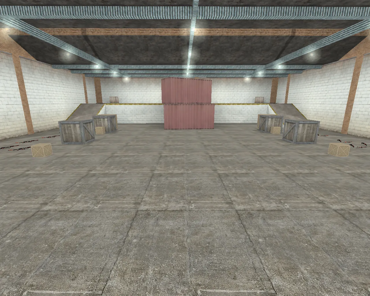 Скачать aim_redline для CS 1.6: тренировка прицела, точки спавна, маршруты и настройки для FPS - Скриншот