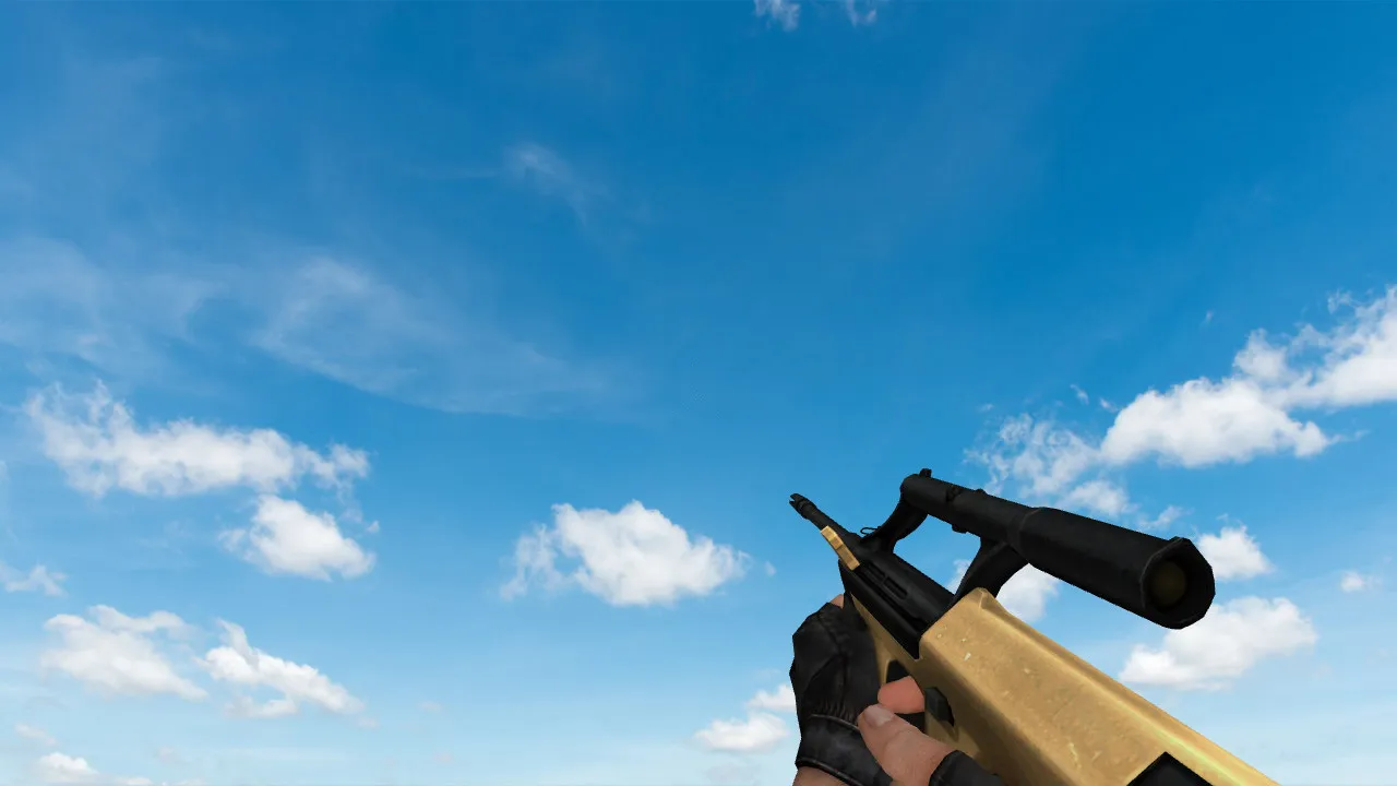 Скачать Пак моделей оружия Golden Weapon Pack для CS 1.6: v_, p_, w_ модели, звуки, анимация осмотра и настройки качества текстур - Скриншот