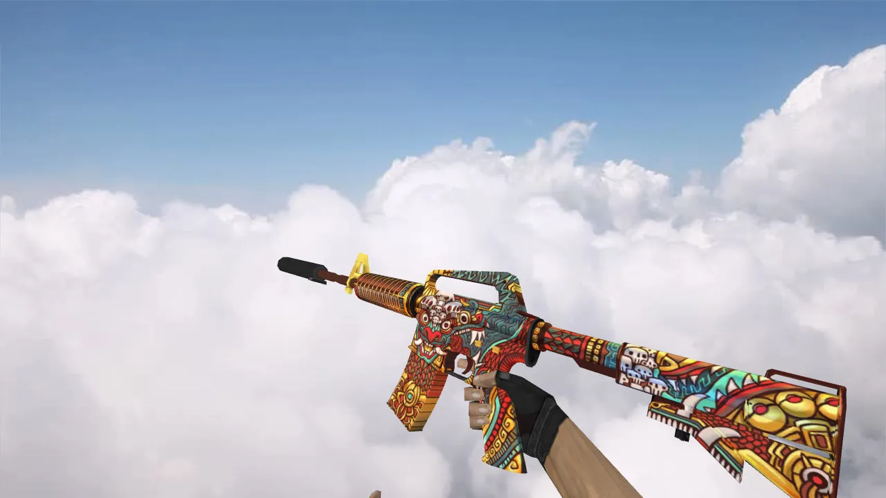 Скачать Модель M4A1 Calamity v_model для CS 1.6: звуки, осмотр, текстуры и анимация - Скриншот