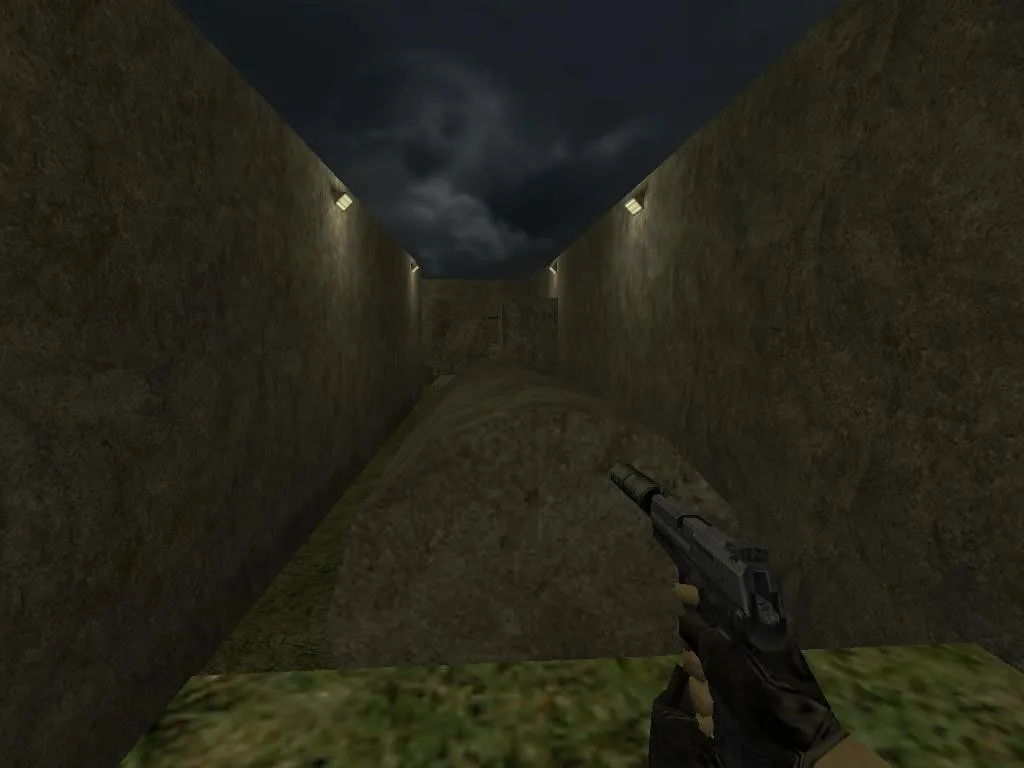 Скачать deathrun_bitch для CS 1.6: карта с ловушками, раундами на выживание и маршрутами для терроров - Скриншот