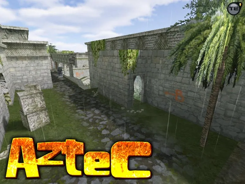 css_aztec карта для CS 1.6: точки, маршруты, .nav, wpoly/epoly и баланс сторон — скриншот 1