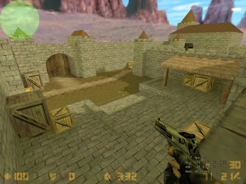 Скачать de_castillo карта для CS 1.6: баланс сторон, точки, .nav для ботов и оптимизация wpoly/epoly - Скриншот