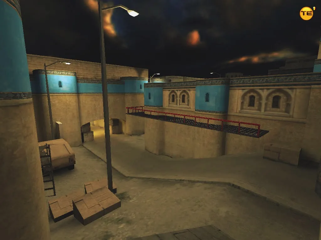 css_dust2k_go: DE Dust2-стайл карта для CS 1.6 — баланс сторон, тактика и .nav для ботов — скриншот 6