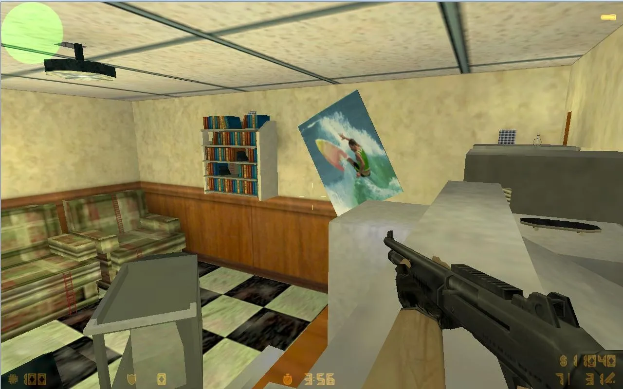 Скачать Карта de_rats_office для CS 1.6 - Тактические возможности и особенности - Скриншот