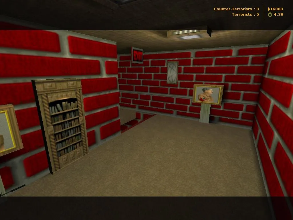 Скачать deathrun_hailx для CS 1.6: тактика терроров, CT, ловушки и боты, оптимизация карты и .nav - Скриншот