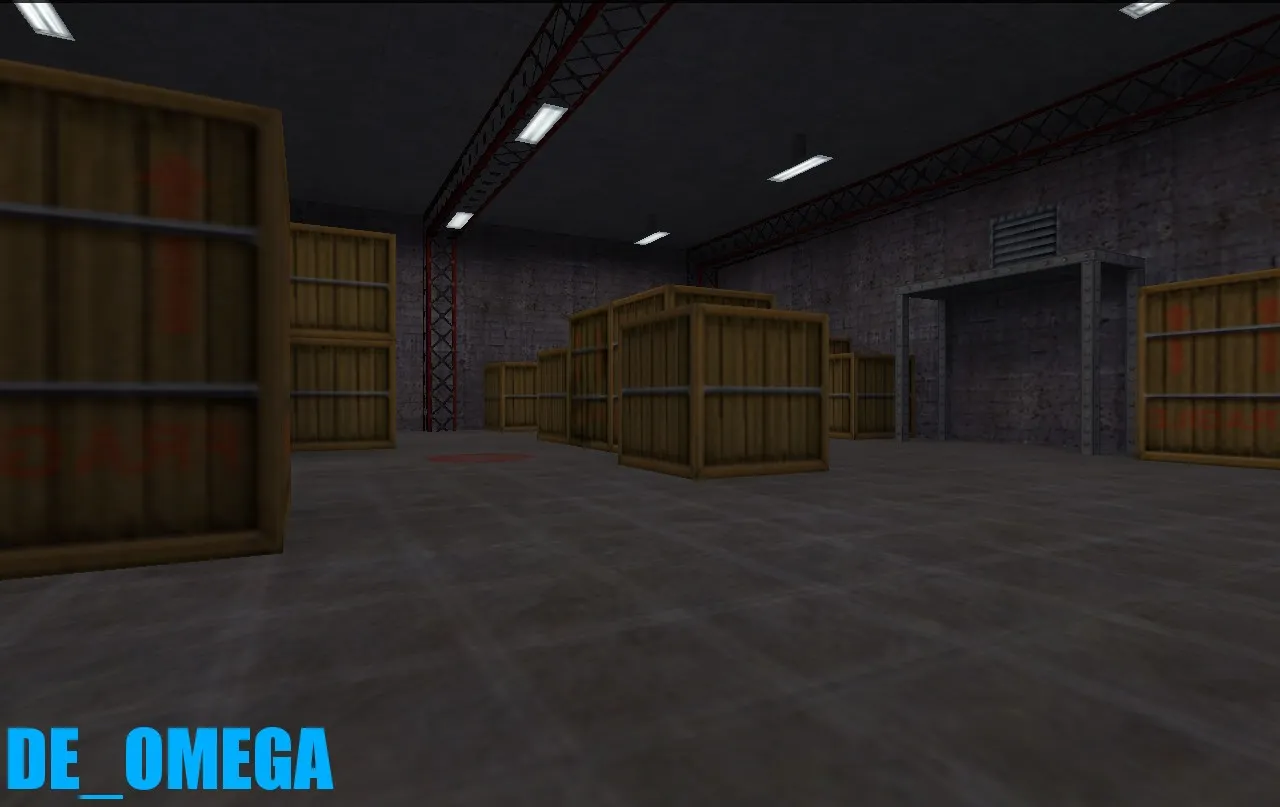 Скачать Карта de_omega для CS 1.6: Тактика и особенности - Скриншот
