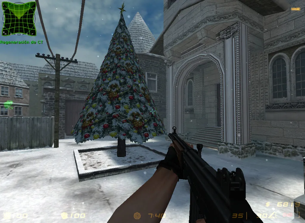 Скачать Карта de_vostokxmas_cso для CS 1.6: тактические особенности и детализация - Скриншот