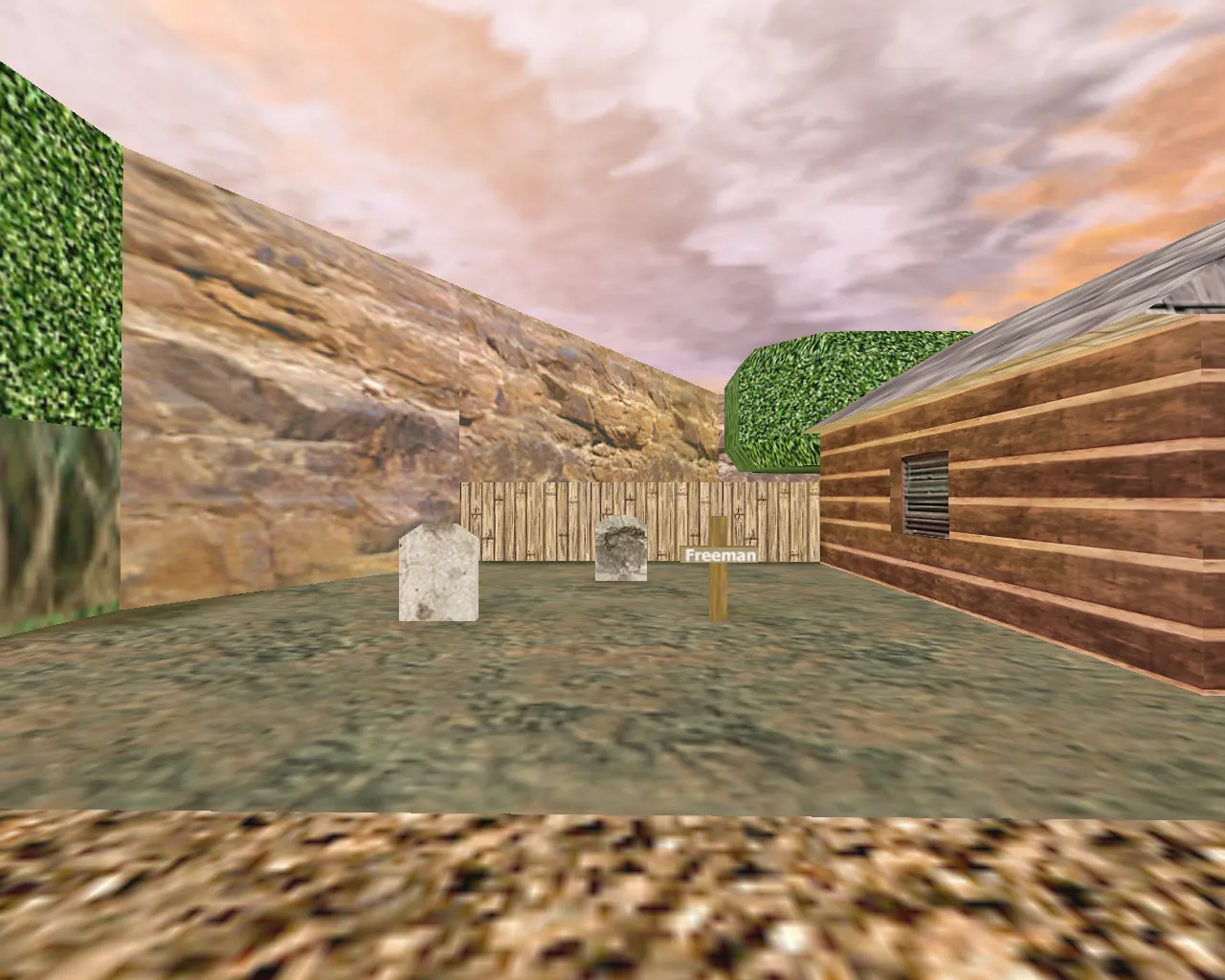 Скачать cs_wildwest — карта для CS 1.6: баланс сторон, точки под пушки, .nav для ботов - Скриншот