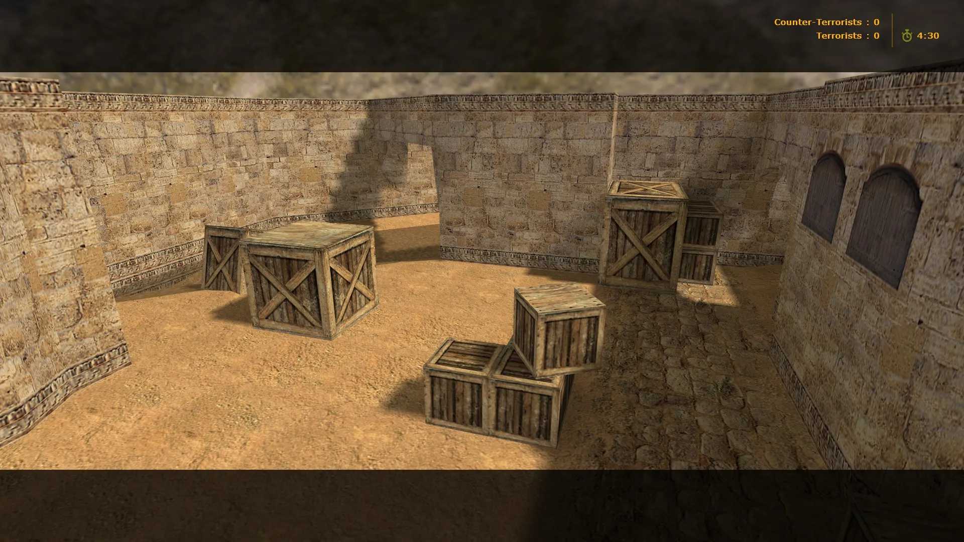 Карта 828_dust для CS 1.6: de_dust2 стиль, точки, .nav для ботов, оптимизация wpoly/epoly — скриншот 7