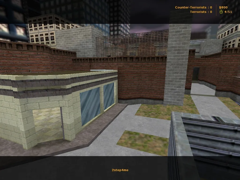 Скачать Карта de_reclusion_v2 для CS 1.6: Тактический анализ и особенности - Скриншот