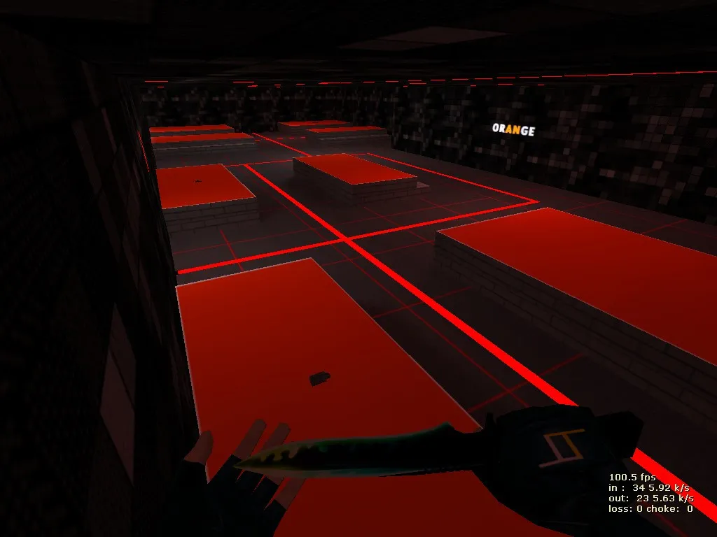 deathrun_nored для CS 1.6: тактика за терр/контр, точки, боты и оптимизация карты — скриншот 2