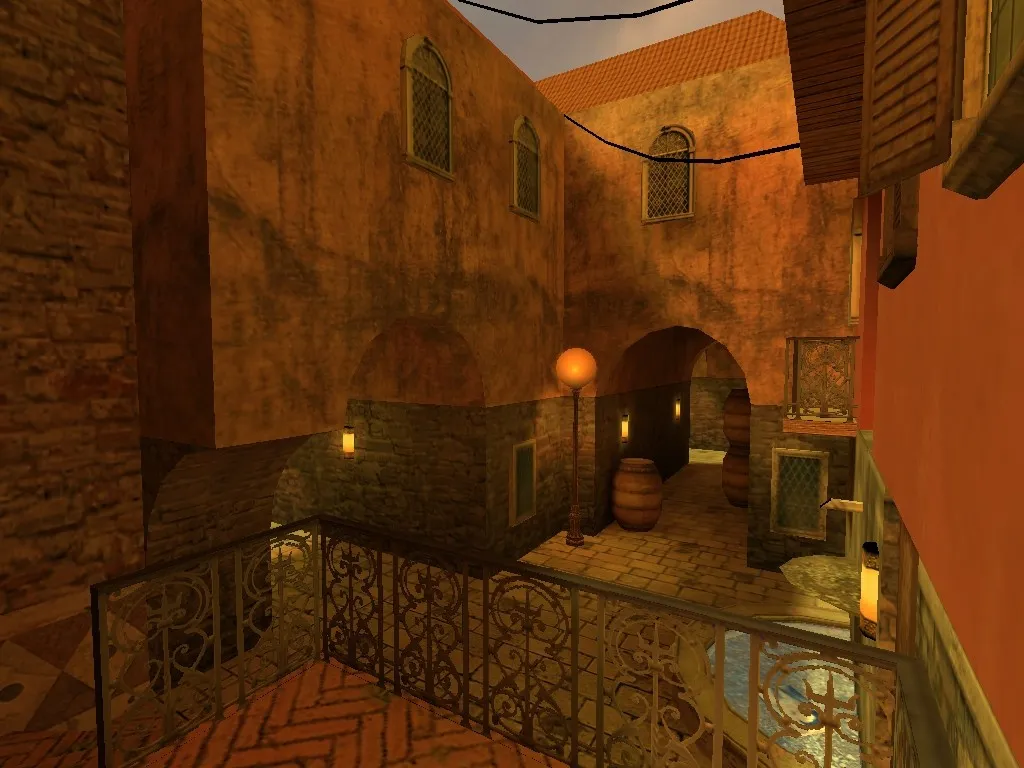 Скачать Карта de_terrace_hill для CS 1.6 — стратегические преимущества и тактики - Скриншот