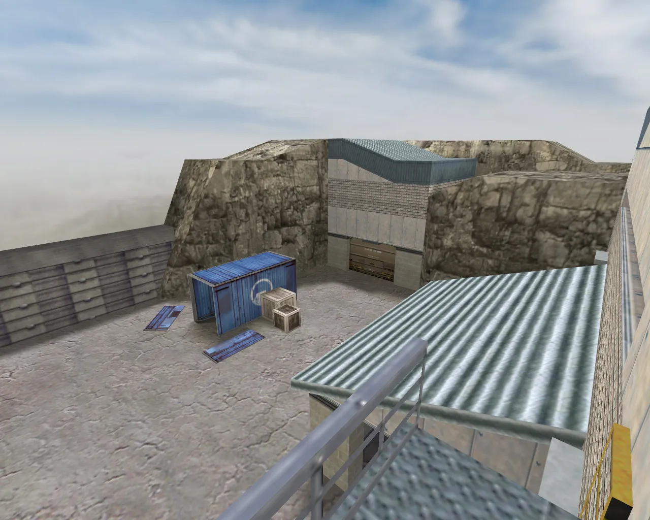 Карта de_nuke_next для CS 1.6: стратегии и оптимизация — скриншот 7