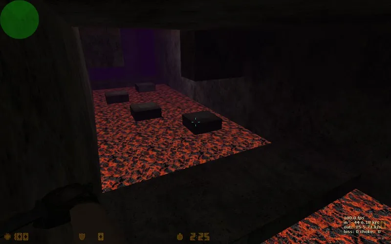 Скачать deathrun_impasable для CS 1.6: тактика Т/КТ, точки, боты и оптимизация карты - Скриншот
