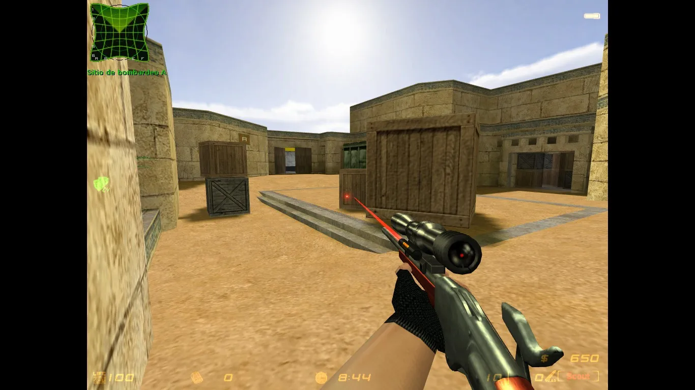 de_gamebanana карта для CS 1.6: баланс сторон, точки, .nav и оптимизация wpoly/epoly — скриншот 14