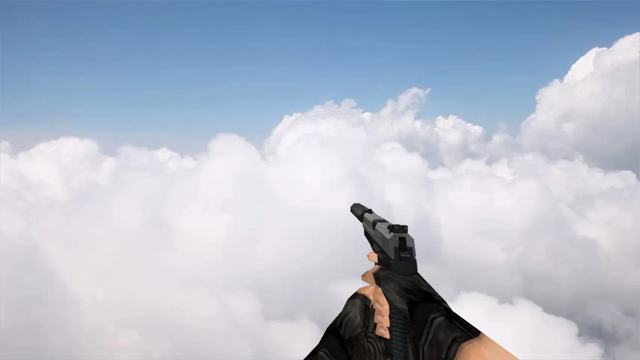Пак HD-пистолетов для CS 1.6: v_ p_ w_ модели, звуки, анимация осмотра, качество текстур — скриншот 6