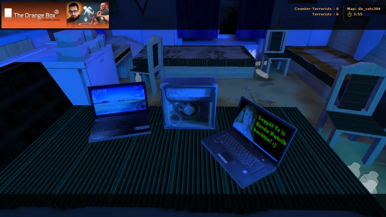 Скачать Карта de_rats304 для CS 1.6 - тактические особенности и преимущества - Скриншот