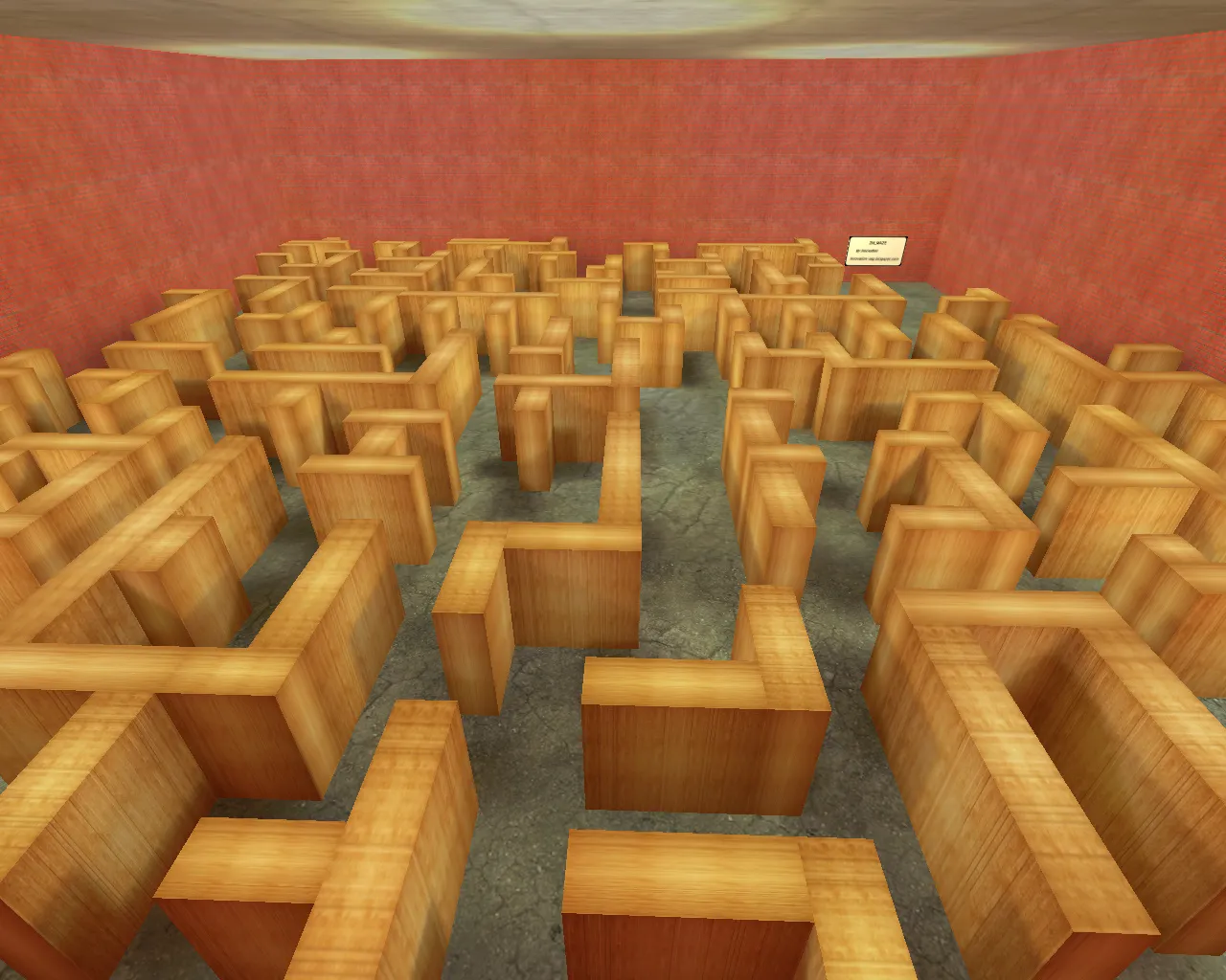 Скачать fy_maze для CS 1.6: лабиринт, точки фарма раундов, .nav для ботов и оптимизация карты - Скриншот