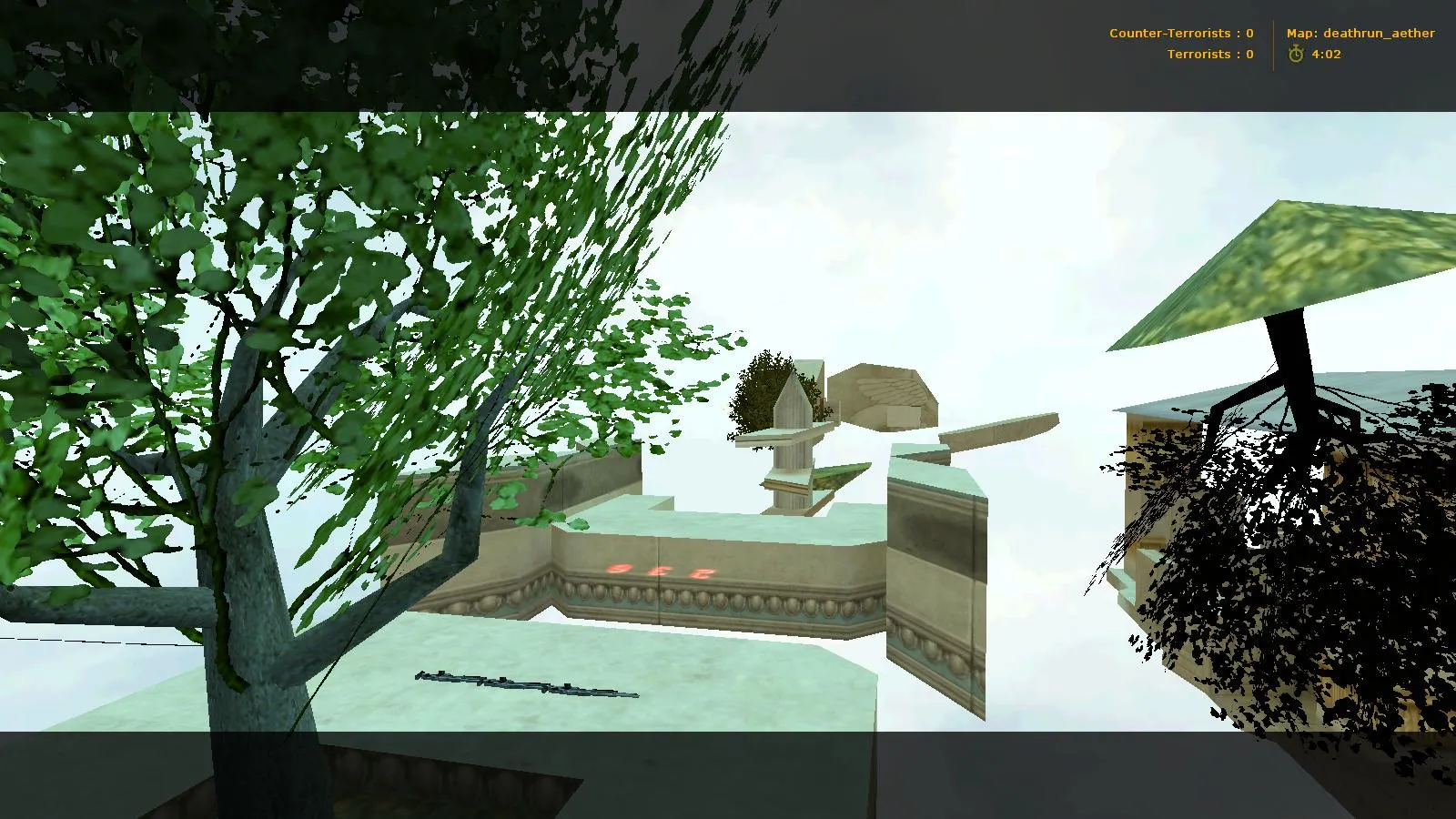 deathrun_aether_b1 для CS 1.6: карта deathrun, точки, раунды, .nav для ботов и оптимизация — скриншот 3