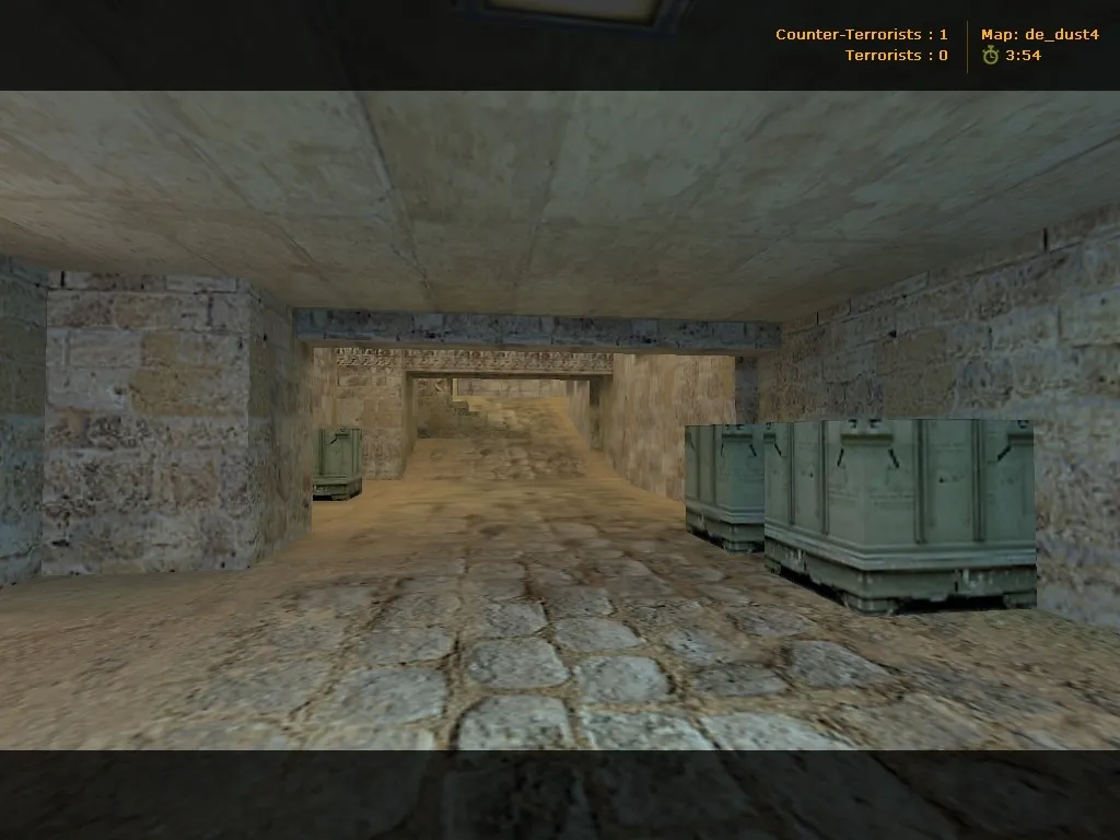 Скачать Карта de_dust4 для CS 1.6: баланс сторон, точки, .nav для ботов, оптимизация и настройка сервера - Скриншот