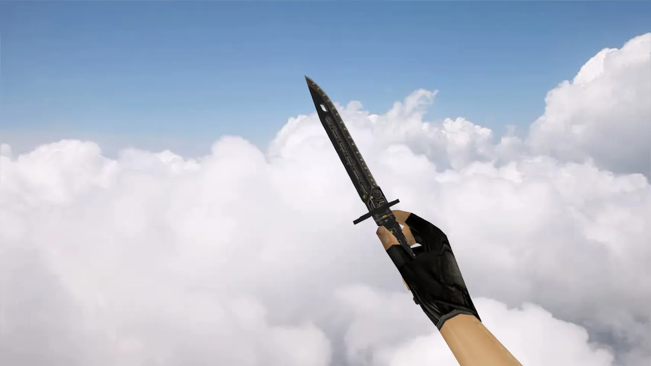 Скачать Модель ножа Bayonet Electronic v_model для CS 1.6: звуки, анимация осмотра, текстуры и настройка - Скриншот