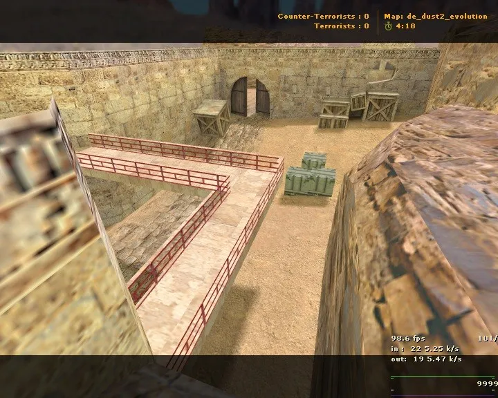 Скачать de_dust2_evolution для CS 1.6: точки, тактики за T/CT, оптимизация и запуск без сюрпризов - Скриншот