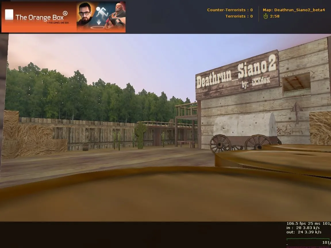 Скачать deathrun_siano2 — карта Deathrun для CS 1.6: точки, раунды, маршруты, .nav и оптимизация - Скриншот