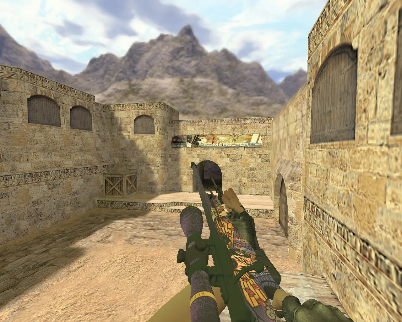 Скачать Модель «AWP Oni Taiji» для CS 1.6 - Высокое качество и точность - Скриншот