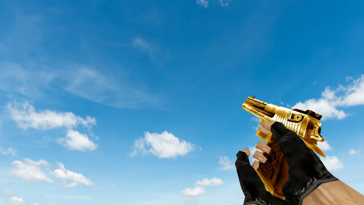 Скачать Модель Default Deagle Gold для CS 1.6 - Скриншот